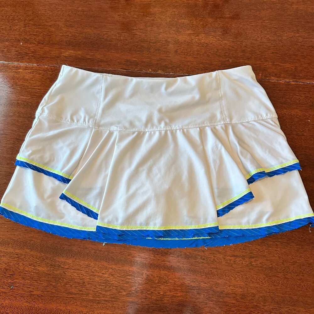 Lucky in Love Tennis Skirt - Size Medium - Stylish & Performance Ready!